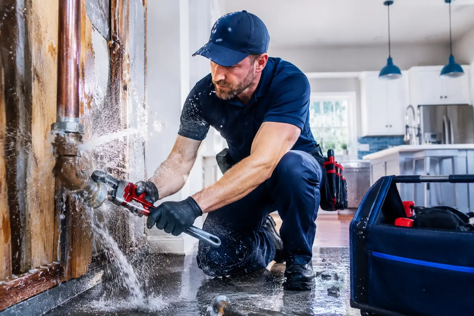 Local emergency pipe repair professionals in South China, ME